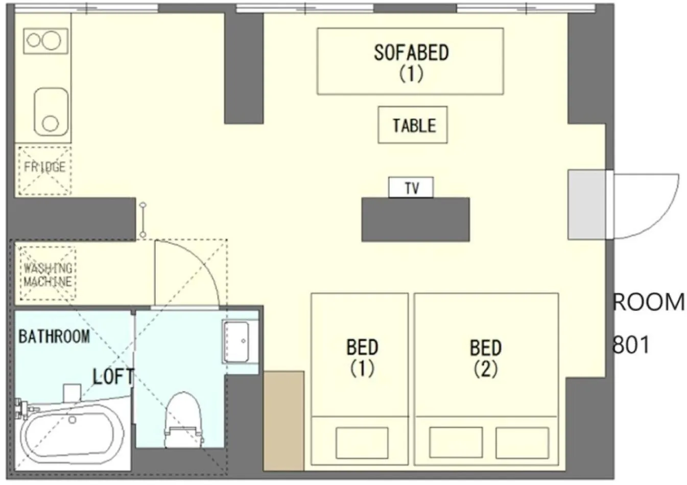 Apartamento Prism Inn Ogu Tokio Japón